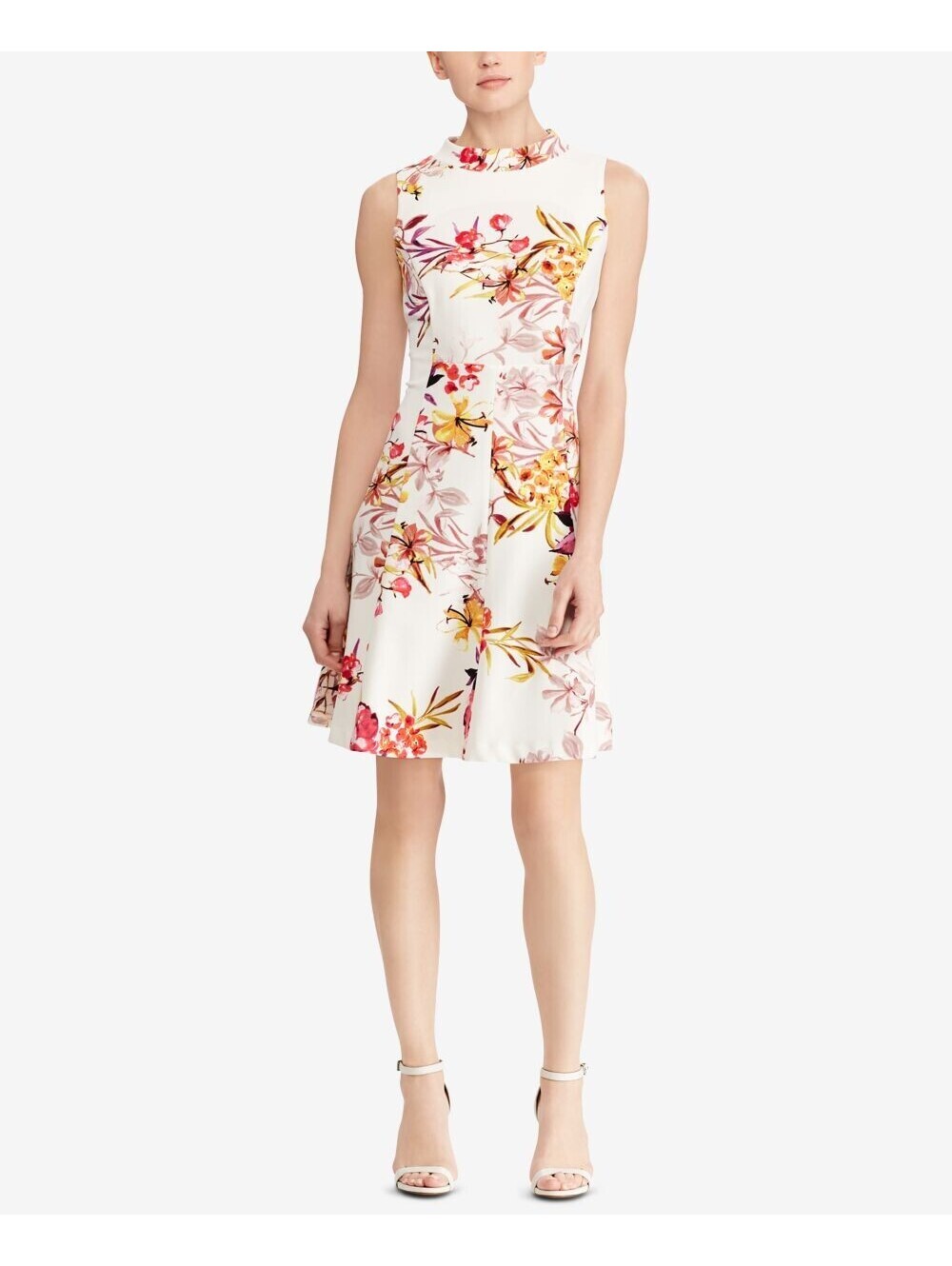 American Living Womens Floral Print Crepe Dress Size 12